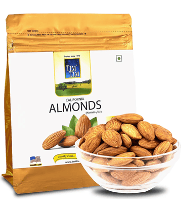 Tim Tim Raw California Almonds 250g