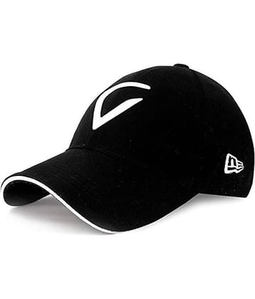 Alamos Pack of 1 Cotton Men's Cap ( Black )