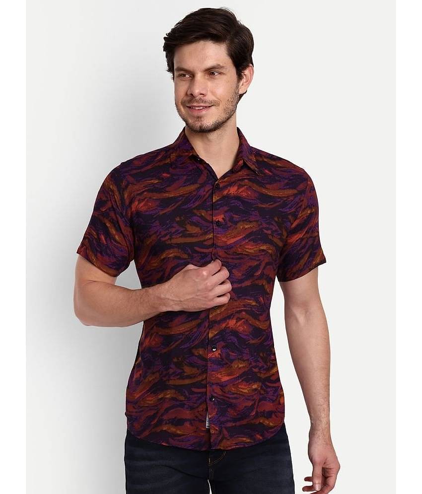 TrendiVastra - Multicolor Viscose Regular Fit Men's Casual Shirt ( Pack of 1 )