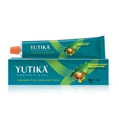 Yuthika Professional Creme Hair Colour 100gm, Light Ash Cool Brown 5.17 | 100% Grey Coverage | Permanent Hair Color For Women & Men | Vibrant, Long Lasting Tone | Infused With Macadamia Oil Yuthika Professional Creme Hair Colour 100gm, Light Ash Cool Bro