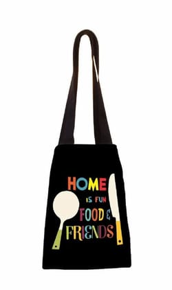 Printed Astara Canvas Lunch Bag