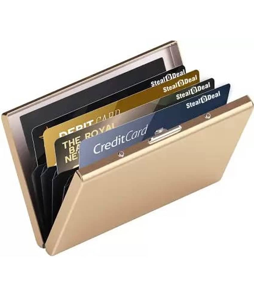 Stealodeal Steel Card Holder ( Pack 1 )