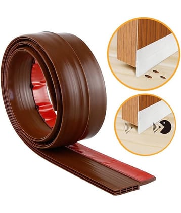 Silicon Door Bottom Sealing Strip | Self Adhesive Door Gap Filler Rubber | Door Bottom Sealing Strip Guard | Protector from Cockroach, Insect, Bugs, Air & Dust