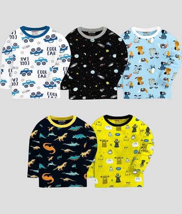 Kuchipoo Pack of 3 Boys Cotton T-Shirt ( Multicolor )