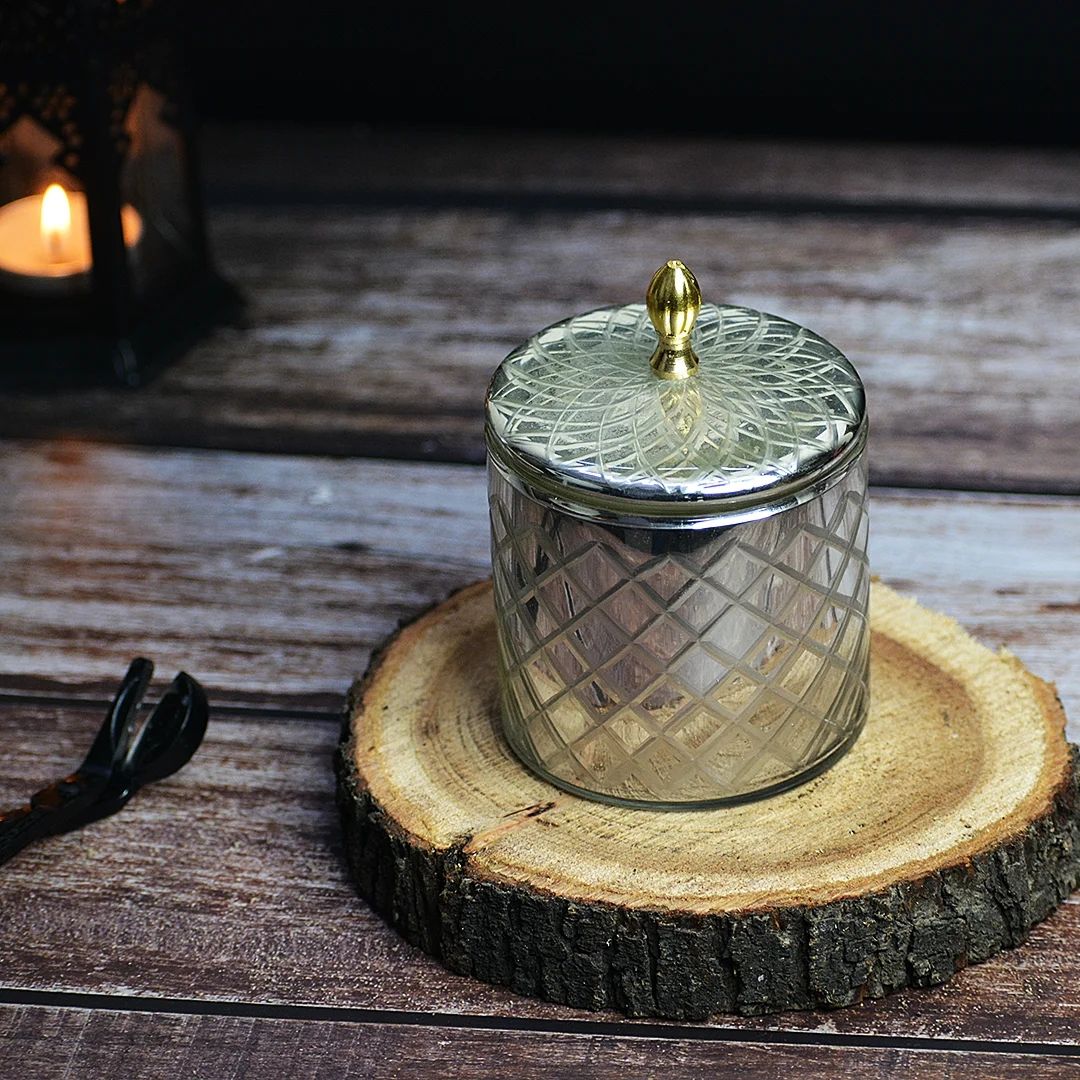 Diamond Glass Luxury Candle Lavender