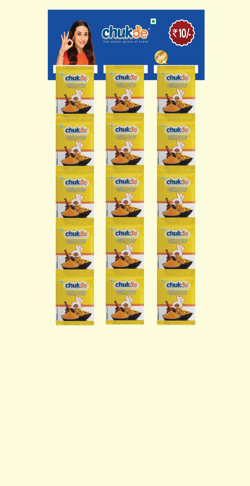 Chukde Haldi Powder Hanger Rs 10