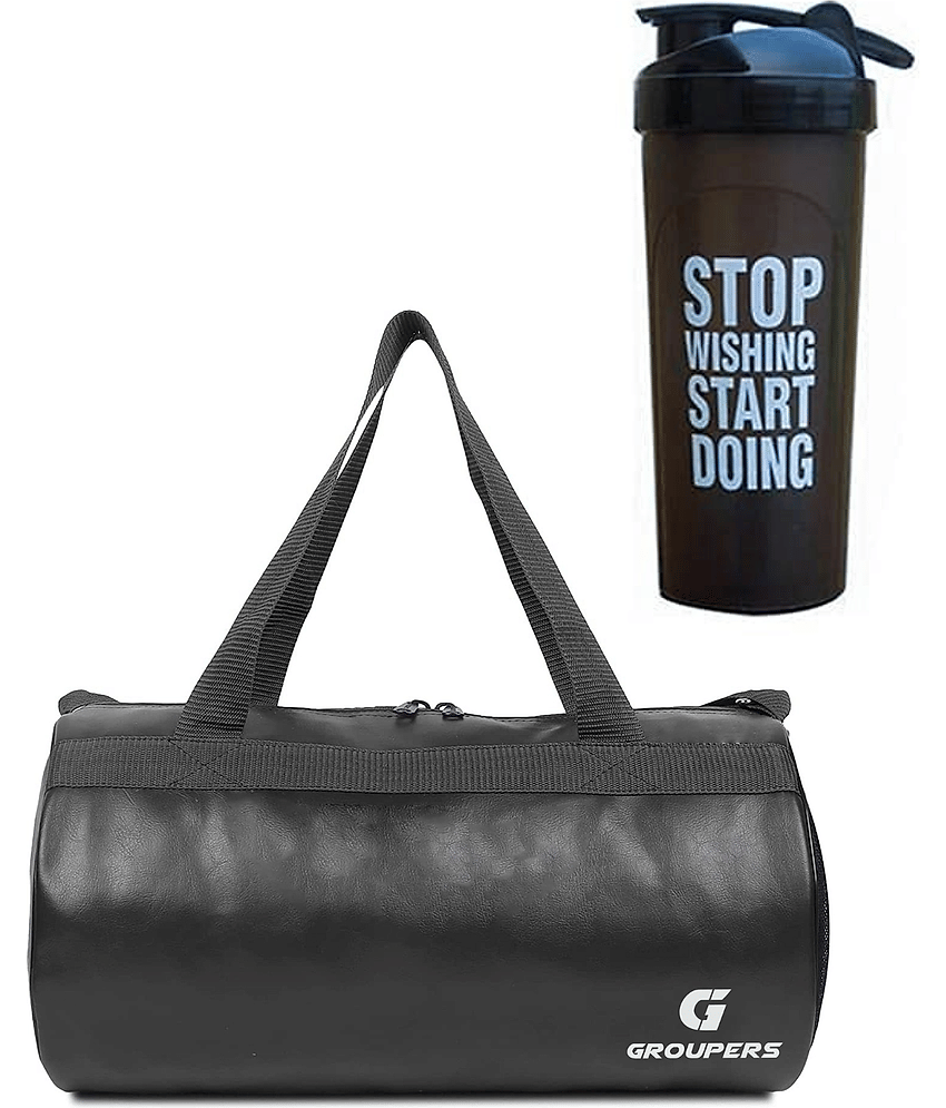 GROUPERS P.U. BLACK 20 Ltrs Gym Bag