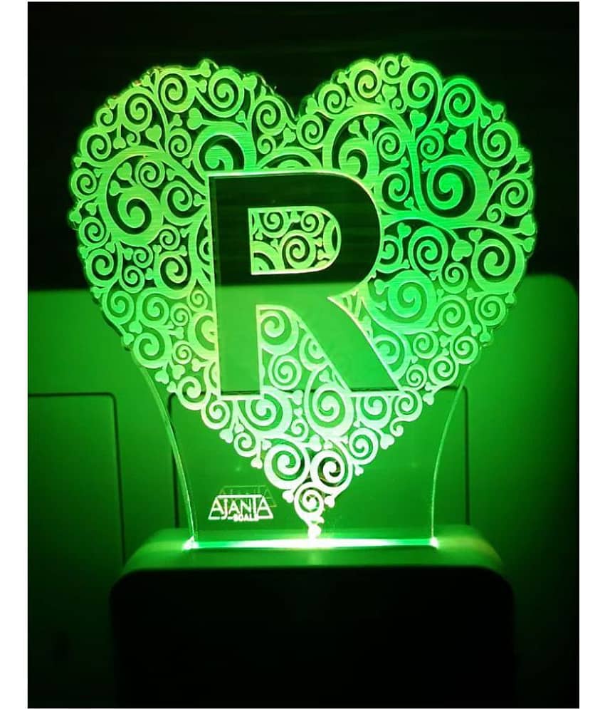 SUPER AJANTA Multicolor Night Lamp ( Pack of 1 )