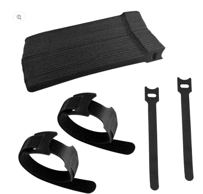 Duck - Velcro Cable Ties Wrap 10Pcs - Blackish