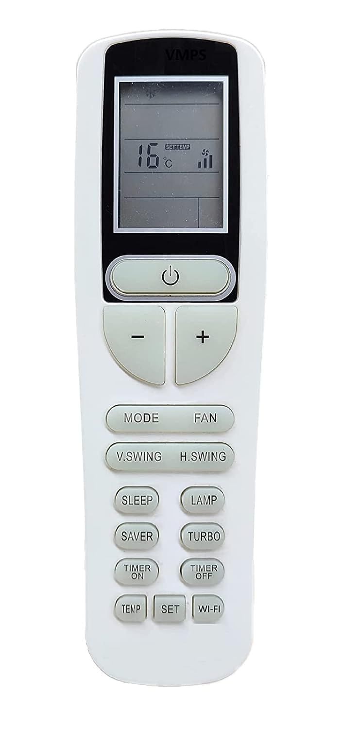 VOLTONIX AC Remote Control Compatible with Voltas Air Conditioners | WiFi Function Enabled | Universal Replacement Remote | Check Compatibility with Old Remote Before Purchase VOLTONIX AC Remote Control Compatible with Voltas Air Conditioners | WiFi Func