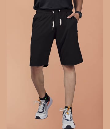 Septem Off White Cotton Blend Men's Shorts ( Pack of 2 )