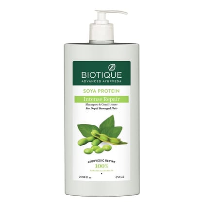 Biotique Soya Protein Intense Repair Shampoo 650ml Biotique Soya Protein Intense Repair Shampoo 650ml