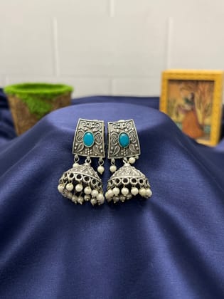 Oxidised Jhumka 0003
