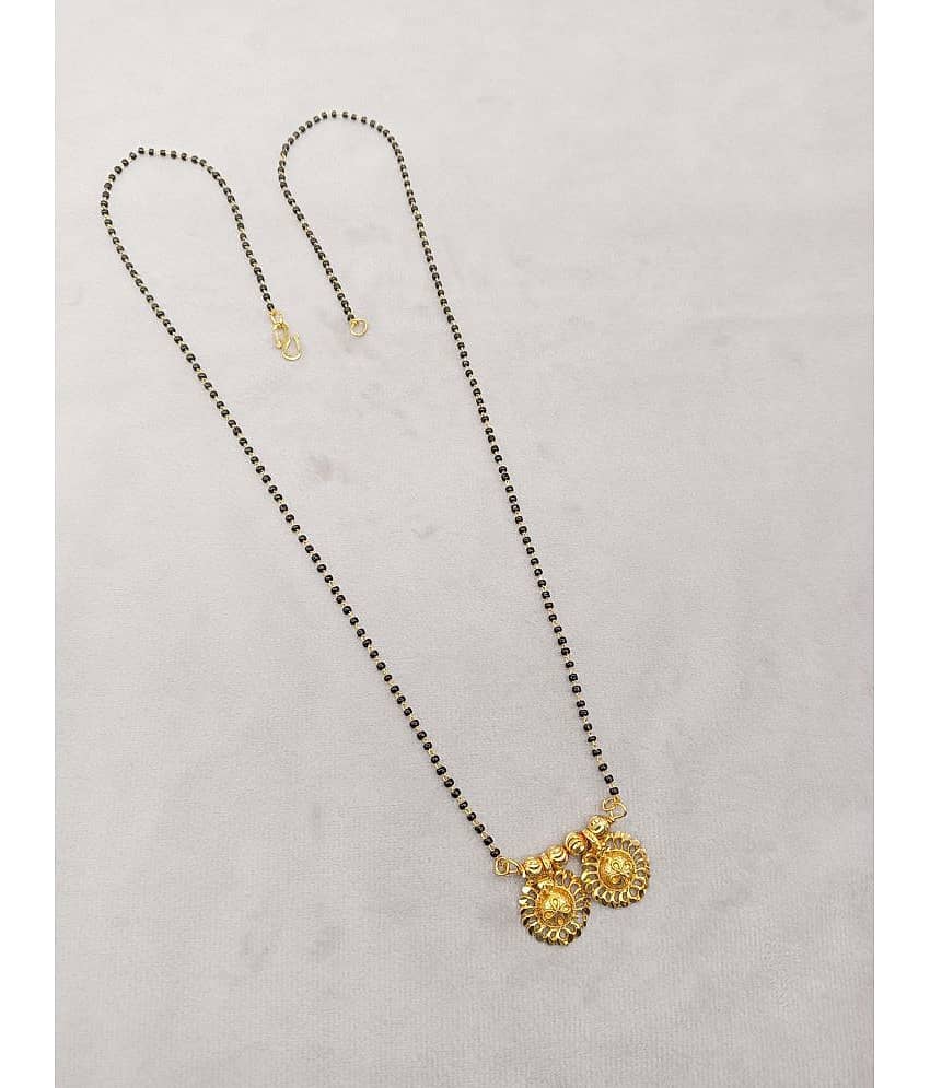 SHANKH-KRIVA - Black Mangalsutra ( Pack of 1 )