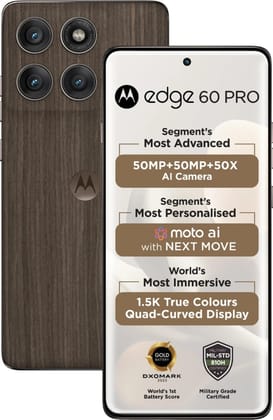 Motorola Edge 60 Pro (Pantone Walnut, 12GB RAM, 256GB Storage)