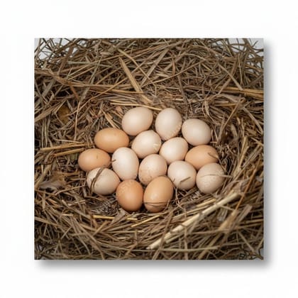 Fresh Brown Eggs - 2 kg - 50 fresh eggs in shell