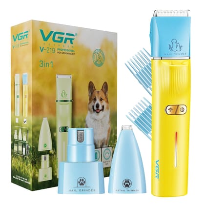 VGR V-219 Professional Pet Trimmer VGR V-219 Professional Pet Trimmer - Yellow