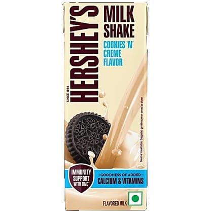 Hershey's Cookies N Creme Flavor Milkshake, 180 ml
