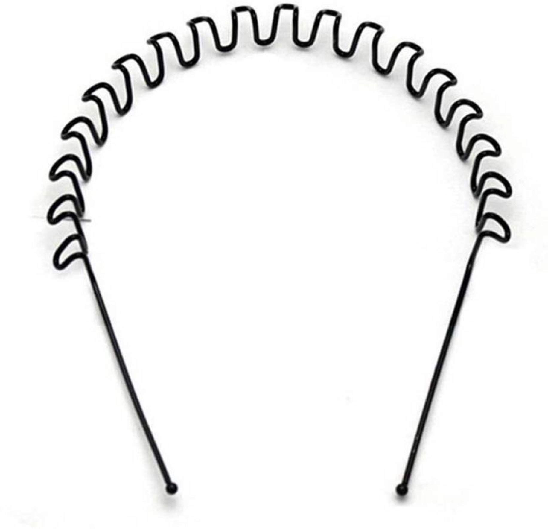 Elecsera Online UNISEX WAVY HAIR RING Hair Band (Black)
