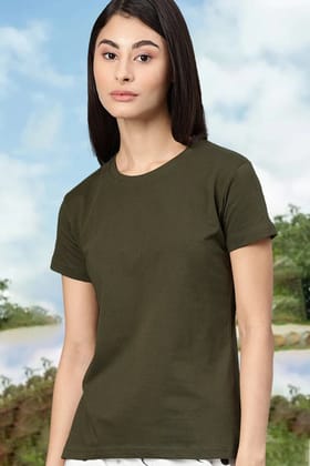 Classic Crew in Olive-L