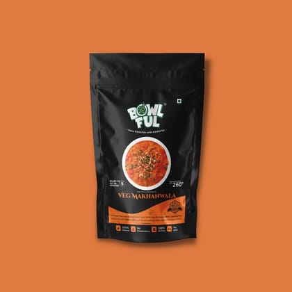 Bowlful Veg Makhanwala - 60g Net, Rich & Creamy Mixed Veg Curry