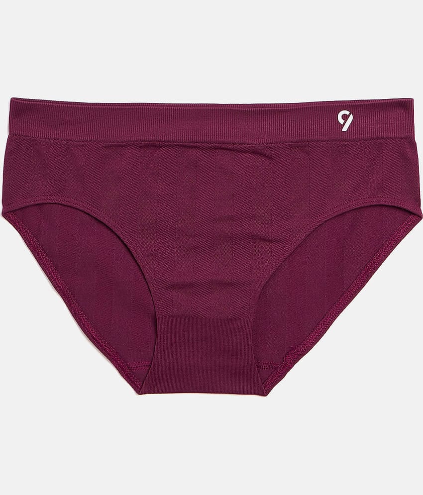C9 Airwear Pack of 1 Viscose Panties For Girls ( Wine )