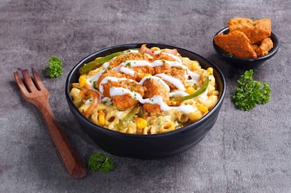 Chicken Tikka Mac & Cheese Pasta Bowl