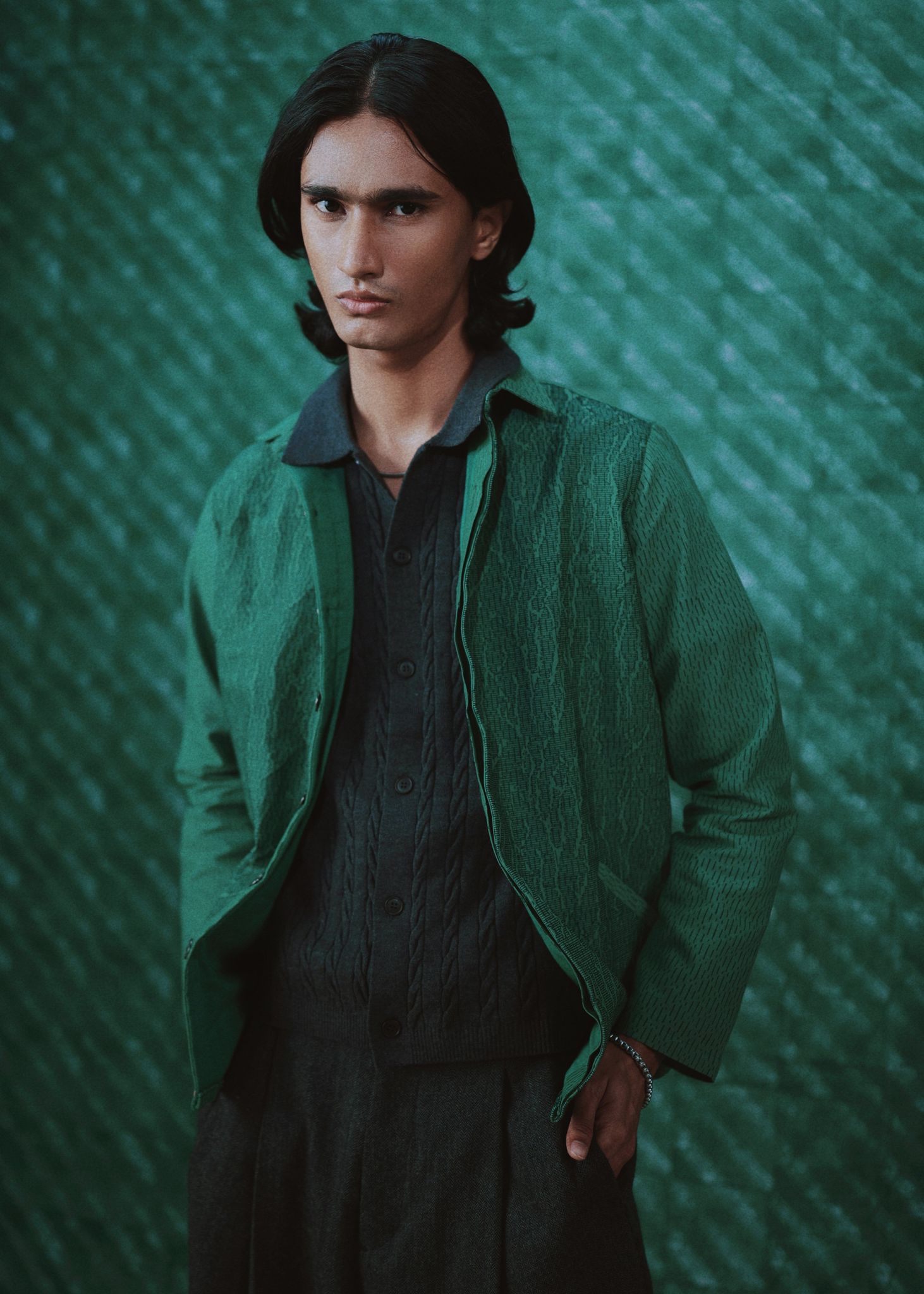 Euphoric Emerald Shacket-S