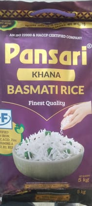 Pansari Khana Basmati rice 