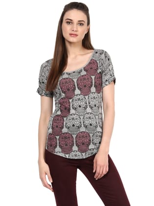 GOTHIC-SKULL-S / Grey