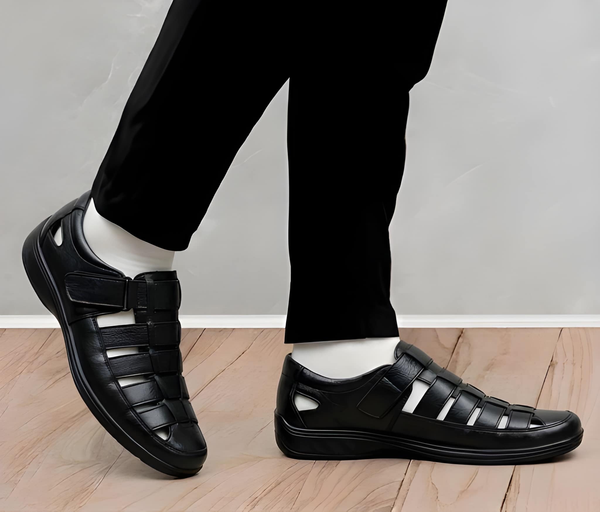 WUGO::Latest Stylish Men Sandals|Roman Sandals|Outdoor Sandals For Men's & Boys (Free Home Delivery)