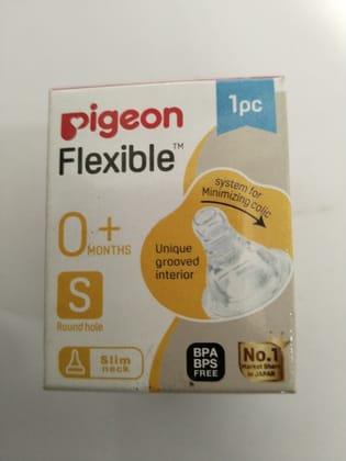 Pigeon Flexible 0+ Months S Round hole Slim Neck 