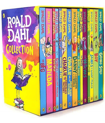 Roald Dahl Collection 15 Fantastic Stories Box Set Including Boy, The BFG, Matilda and Charlie and the Chocolate Factory Paperback