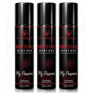 Rock Stone Body Deo for Men  Women - 75ml each (Pack of 3)  Long Lasting Fragrance  Odor