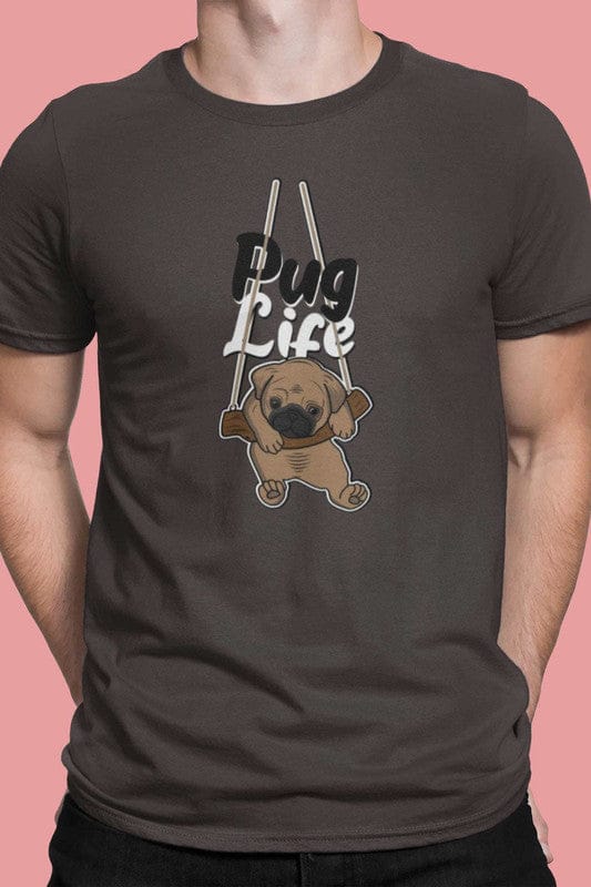 Round Neck T-Shirt (Men) - Pug Life (10 Colours)