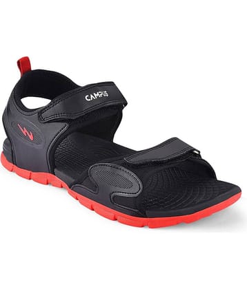 Campus - Black Men's Floater Sandals