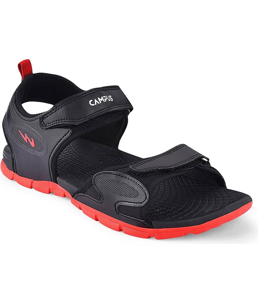 Campus - Black Men's Floater Sandals