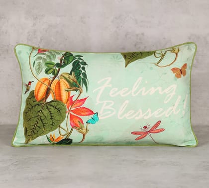India Circus Seedling Monarch - Cotton Duck Cushion Cover - 8 X 16 Inch