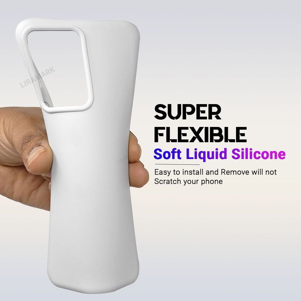 LIRAMARK Liquid Silicone Soft Back Cover Case for OnePlus Nord CE 2 5G / 1+Nord CE 2 5G