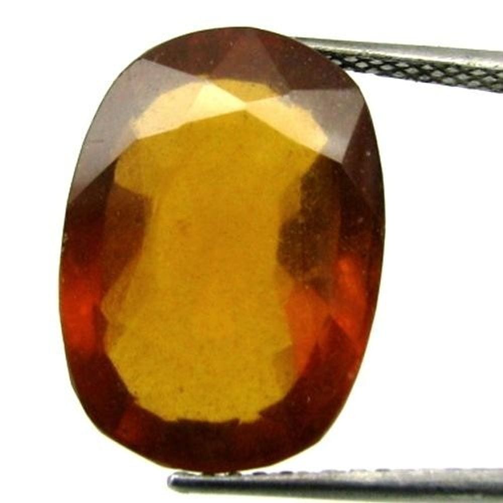 Certified 14.33Ct Natural Hessonite Garnet Gomedh cushion mix Faceted Gemstone