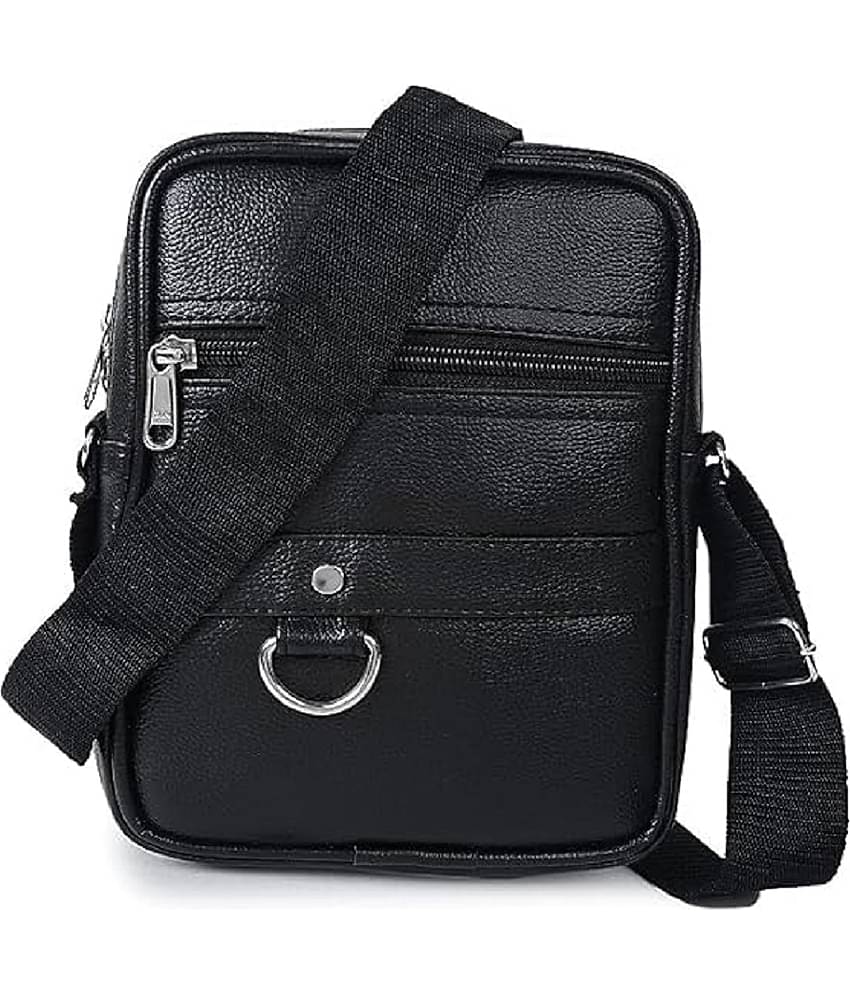 Nice Purse Black Solid Messenger Bag