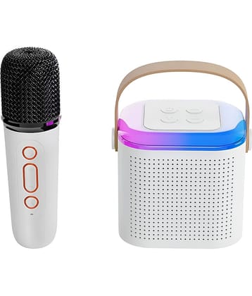 COREGENIX Karaoke Y1 10 W Bluetooth Speaker Bluetooth V 5.3 with USB,SD card Slot,Aux,3D Bass Playback Time 10 hrs Assorted