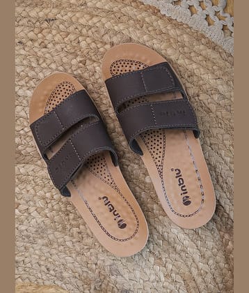 Inblu Brown Women's Slipper