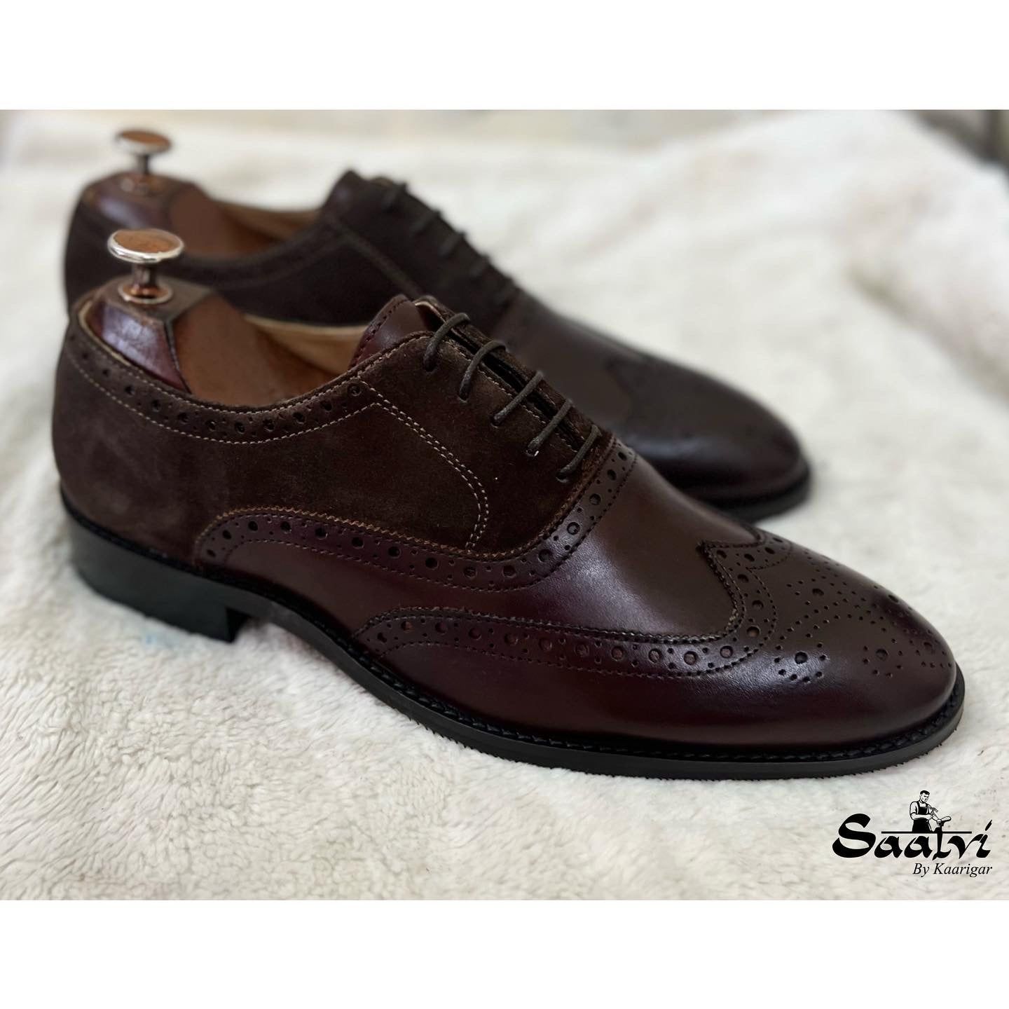 Brogue Oxford Brown-UK5/US6/EU39