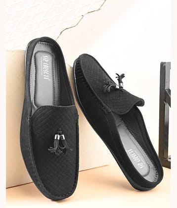 Sir Corbett Black Men's Slip on Shoes