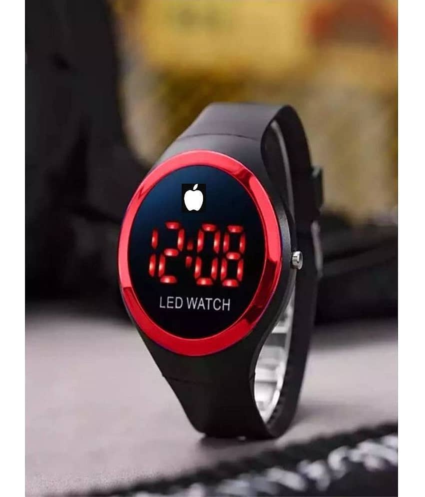 Renaissance Traders - Black Silicon Digital Men's Watch