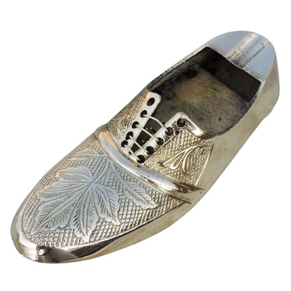 Handcrafted Brass Ash Tray | Living Room & Office Decor, Height : 1.3 Inch (ZMAS154 F)