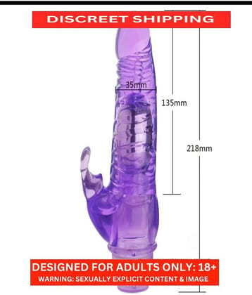 BIG BOY RABBIT DILDO ❤ 9" Long & Soft Sexy Real Felling Multi Colored Vibrating Dildo For Sexy Girls Vagina