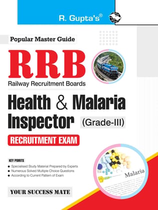 Rrb: Health & Malaria Inspector (Grade-Iii) Recruitment Exam Guide [Paperback] [Aug 12, 2025] RPH Editorial Board