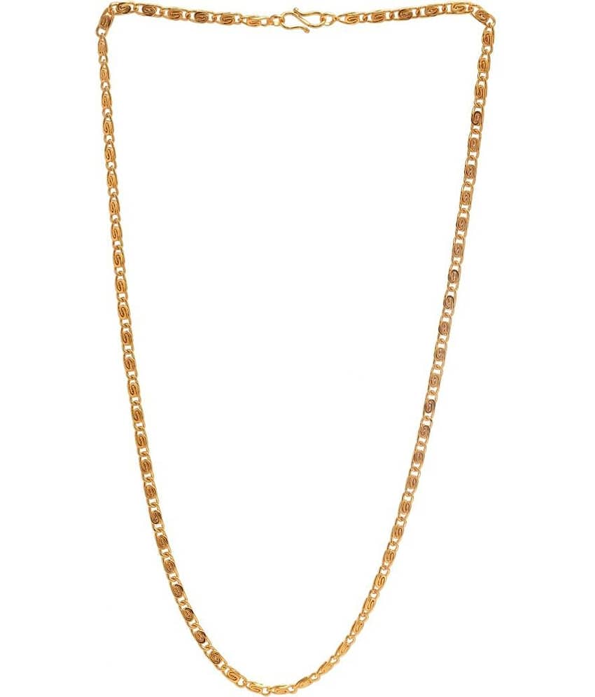 Jewarhaat Gold Plated Chain ( Set of 1 )